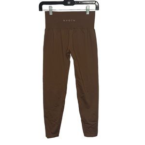 NVGTN Seamless Leggings Brown Size Medium Yoga Gym Workout
